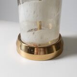 Pair of glass lamps by Bergboms Sweden 1970s