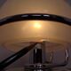 Italian glass and chromed steel table lamp, 1960s