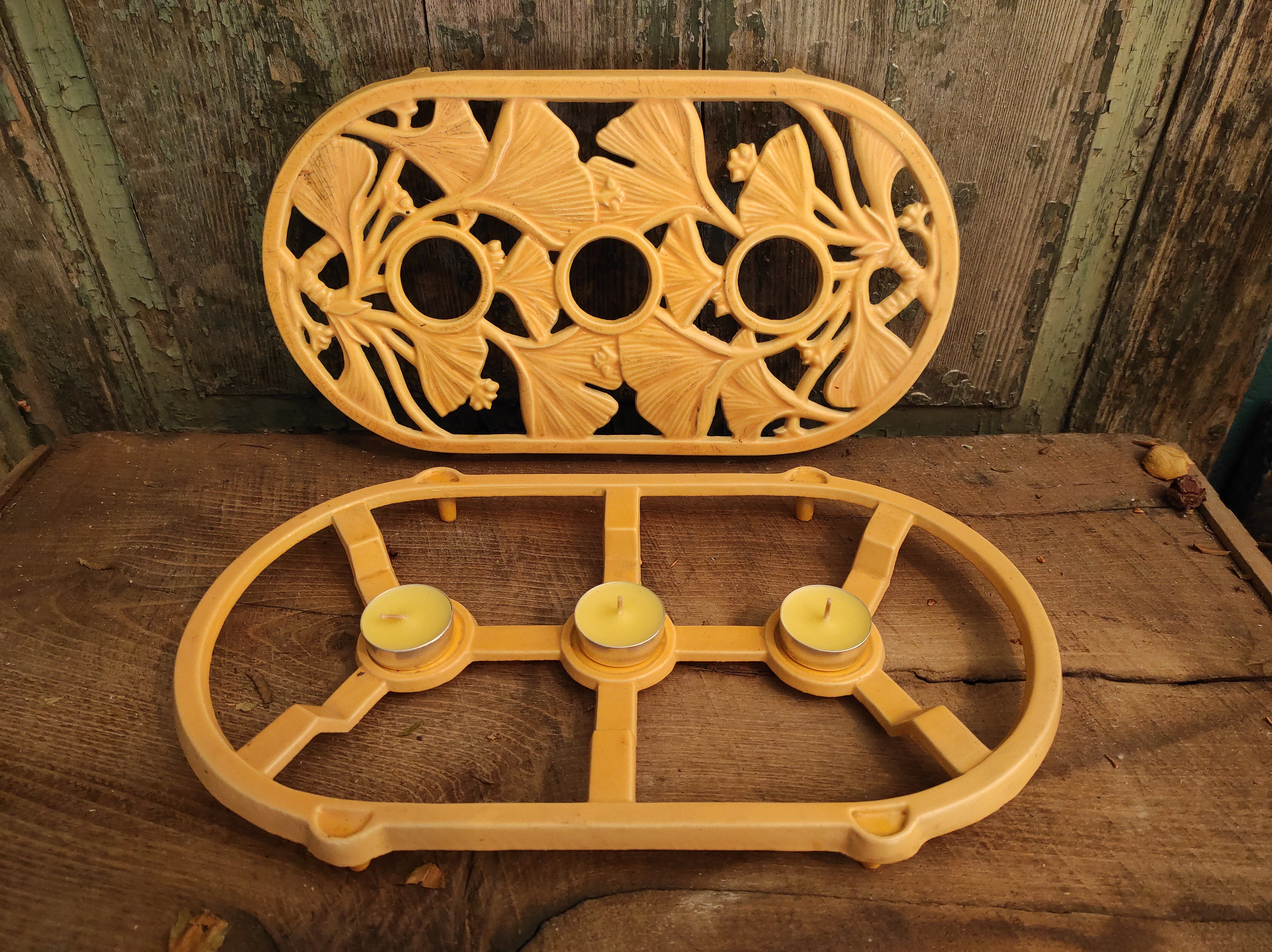 Large vintage french trivet special to keep food warm