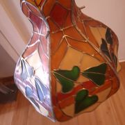 Tiffany-style stained glass pendant light