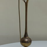 Ewer in gilded brass fully chiseled 19°
