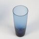 Set de 6 verres à eau vintage bleu cobalt - verrerie de Boussu