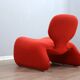 Chaise Djinn d'Olivier Mourgue des années 1960 pour Airborne.