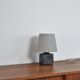 Lampe de table en grès émaillé par Desiree Stentøj, Danemark