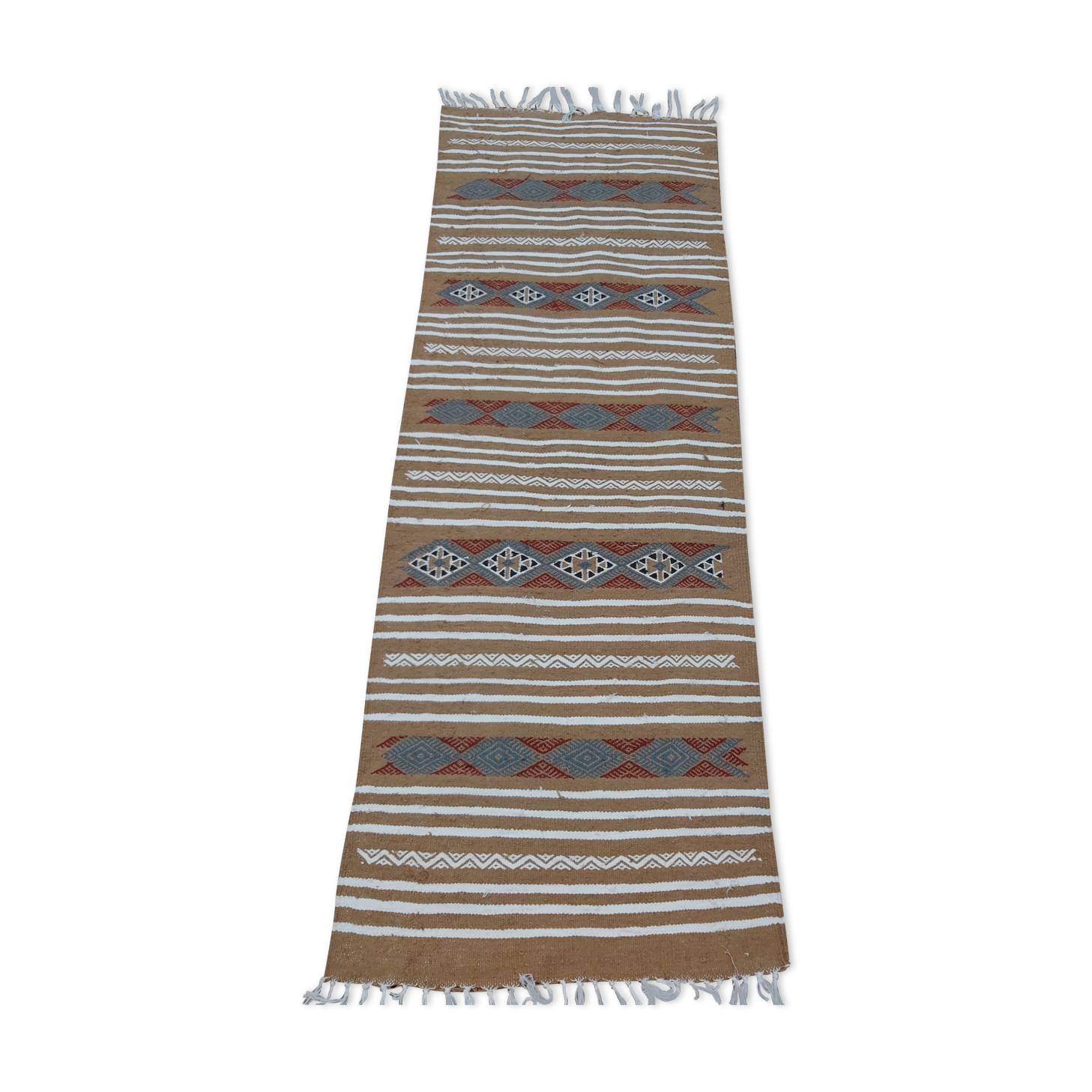 Traditional multicolored hallway carpet 180x67cm