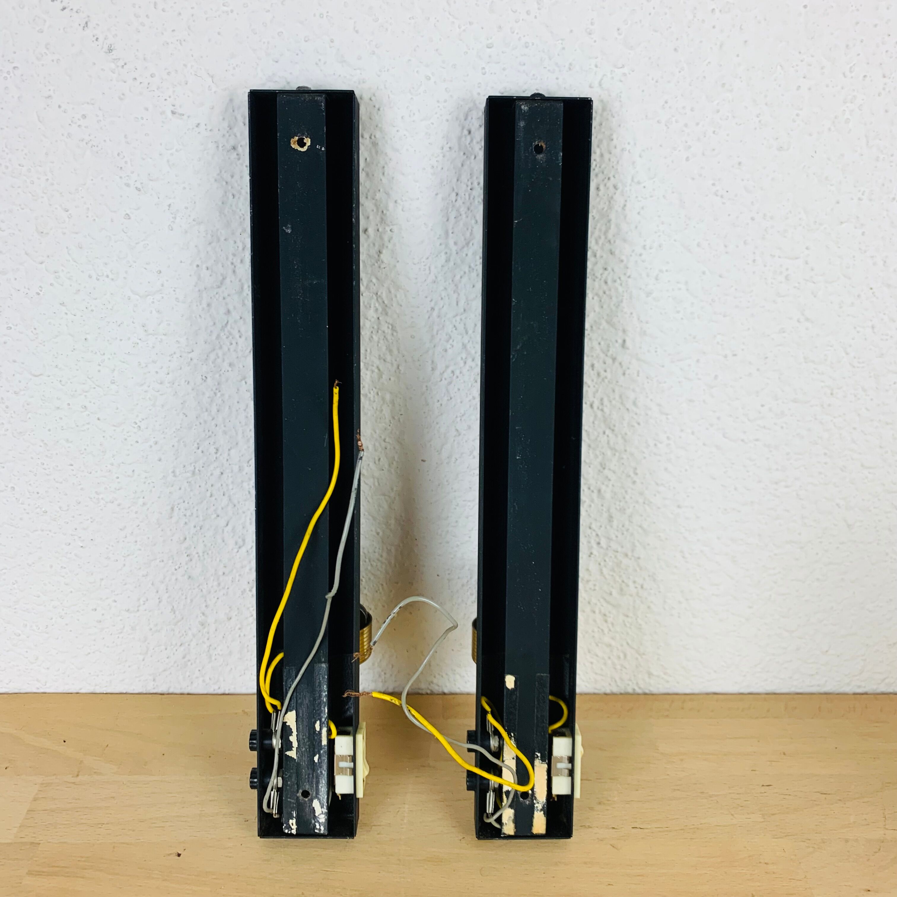 Pair of wall lamps Lunel/Arlus opaline 50s