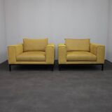 Pair of Custom-Made Love Seats / Oversized Lounge Chairs, 2000s