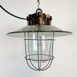 Industrial factory hanging lamp, 1960s