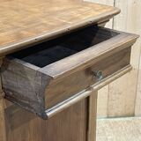 Table de nuit en bois fruitier fin XIXème