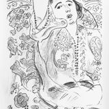 Original poster Henri Matisse, Engraved works, 1984