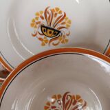 Ceramic soup plates