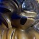 Italian Majolica Shitzu Dog Sculpture by Bravo Italy 1970