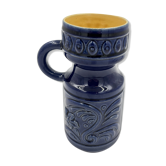Blue ceramic vase