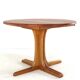 Round 2x Extendable Dining Table "Tjórn" - danish design in teak