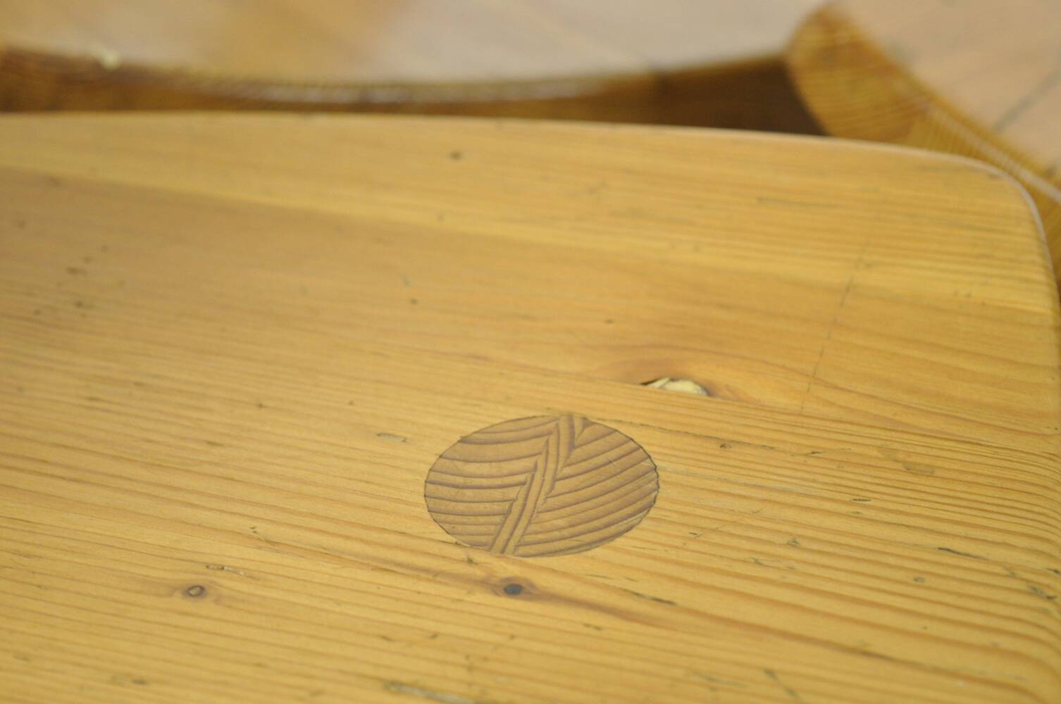 Vintage handmade dining table chairs by Jacob Kielland-Brandt for I. Christiansen, Denmark 1960s