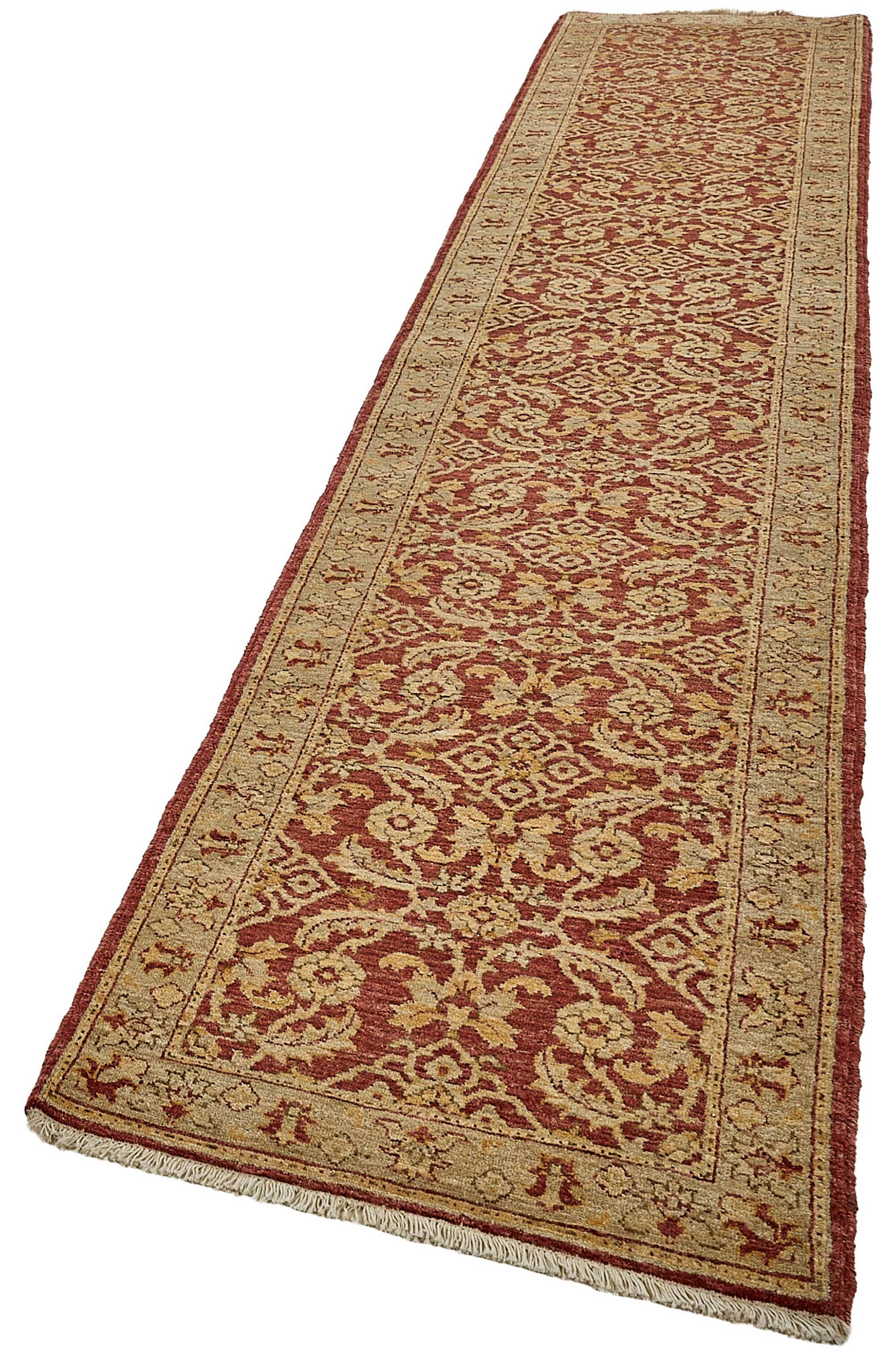 Turkish Handknotted Wool Oushak Rug 78 cm x 397 cm