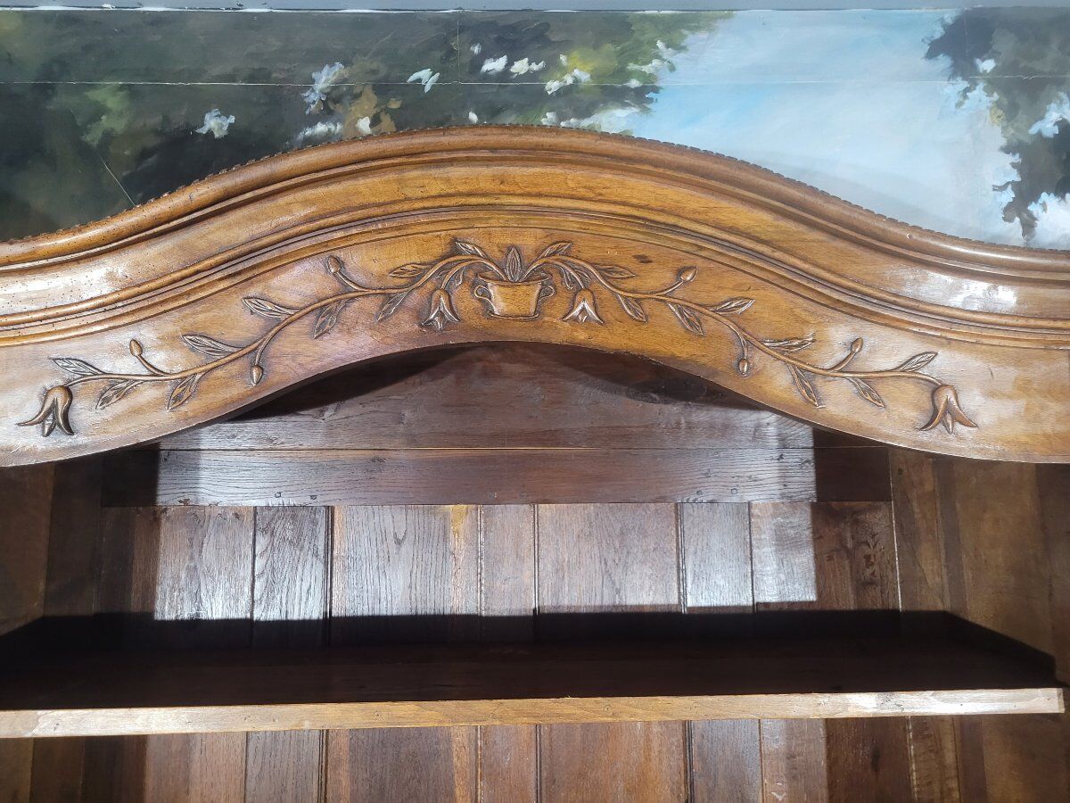Louis XV two-body buffet with a gendarme hat