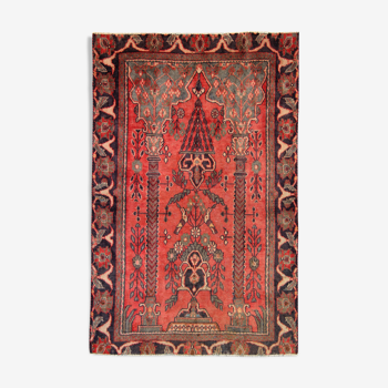 Tapis en laine rouge persan- 110x170cm