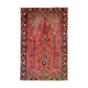 Vintage Red Wool Persian Area Rug- 110x170cm