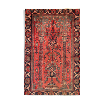 Tapis en laine rouge persan- 110x170cm