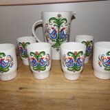 Villeroy & Boch pitcher and glasses from the 60s