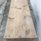 Old TV cabinet shelf low workshop shelf vintage raw fir rustic style