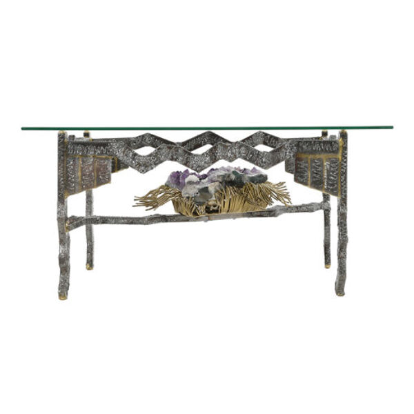 Table basse “Améthyste” signée Henri Fernandez