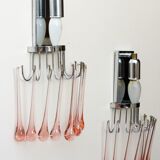 Sconces vintage roses in glass blowing and brainwashing of Murano