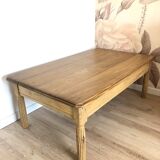 Farmhouse table, living room, solid oak