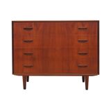 Teak chest of drawers, Danish design, 1970s, production: Denmark