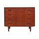 Commode en teck, design danois, années 1970, production : Danemark