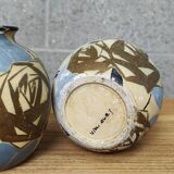 Pair of ceramic vases by Louis Giraud