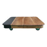 Table basse sur roues