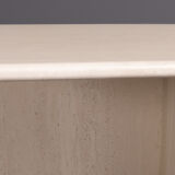 Coffee table in travertine, set of 4