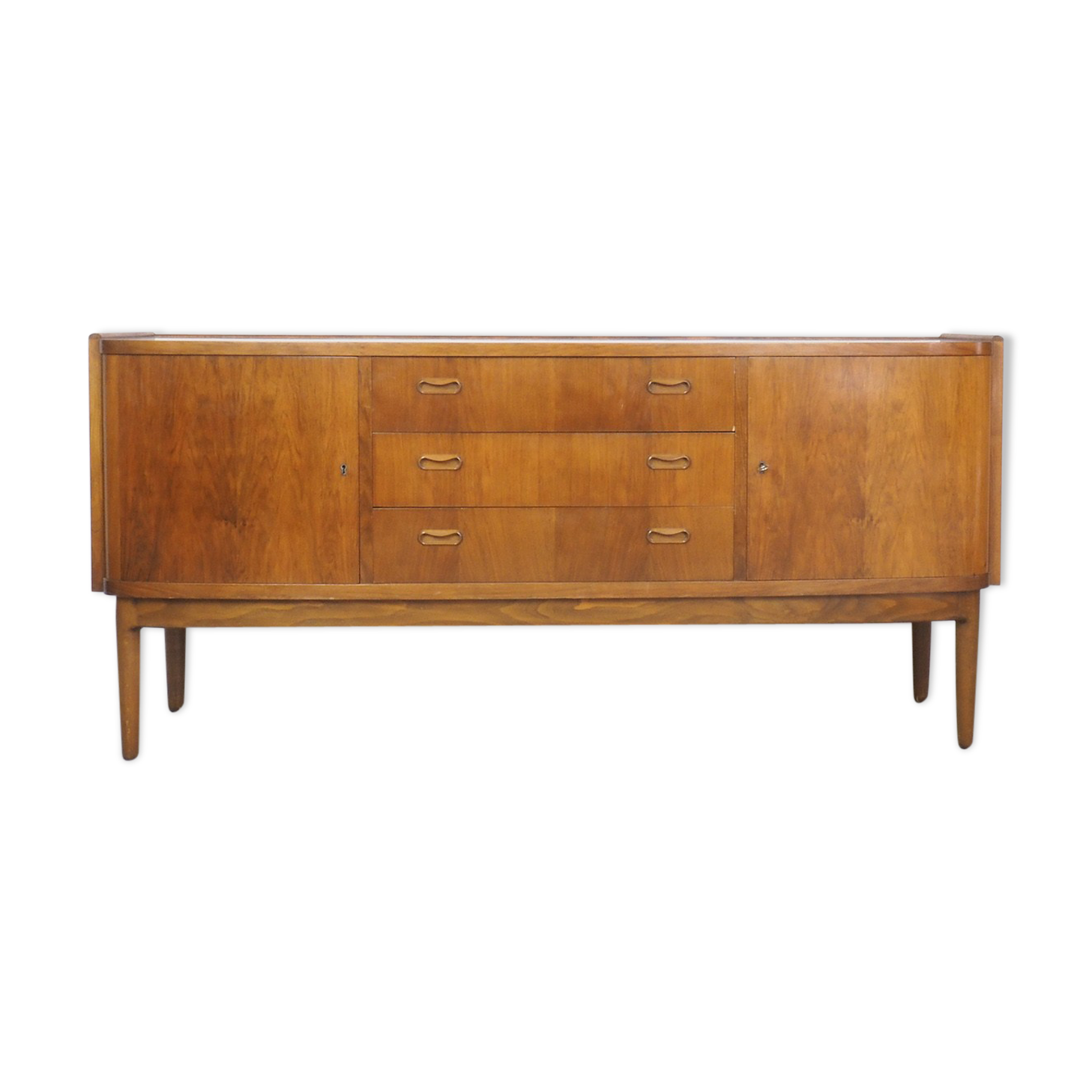 Vintage Danish design sideboard in walnut veneer,1960's