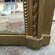 Bevelled mirror old fireplace overmantel 132x79cm