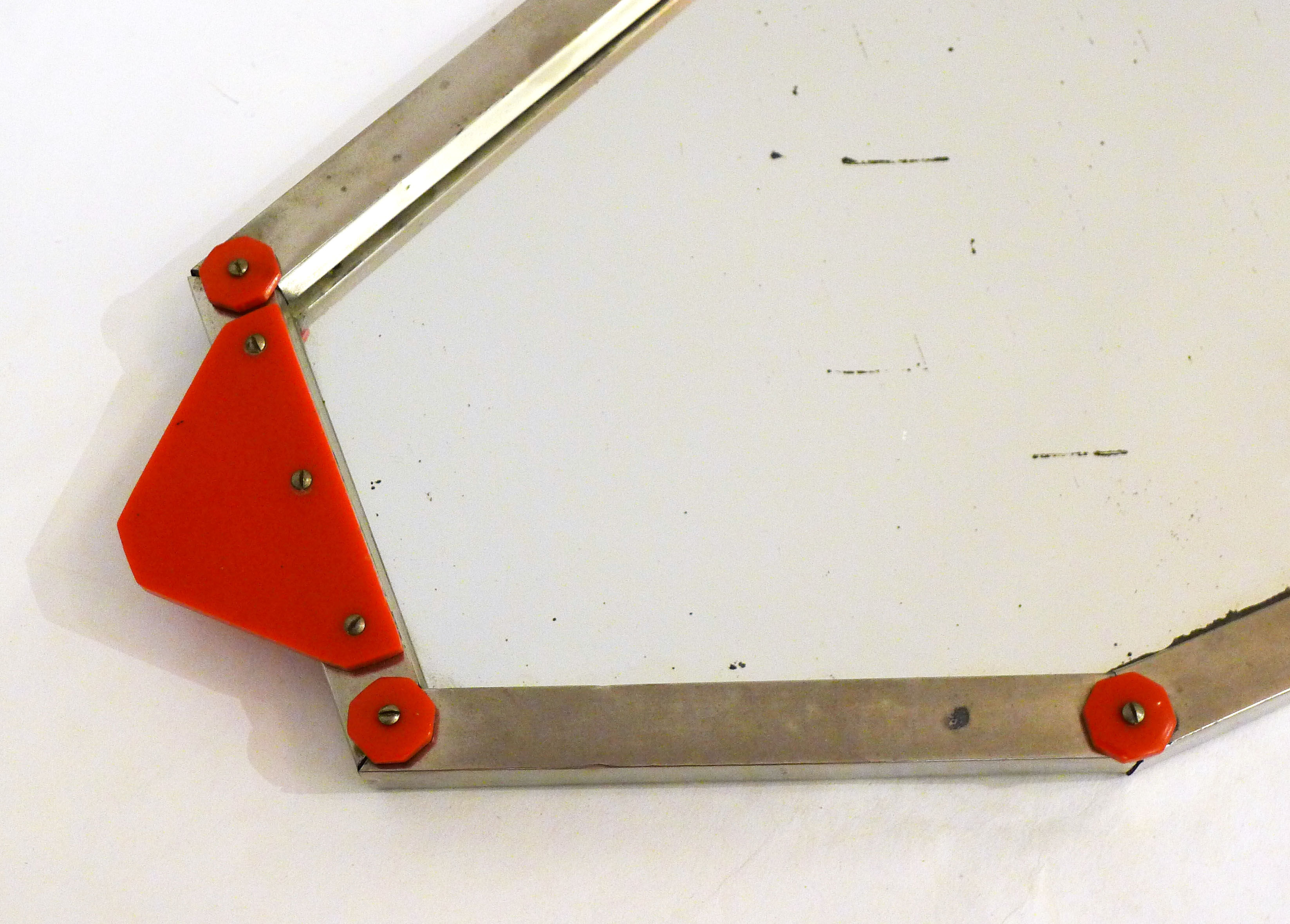 Modernist mirror tray