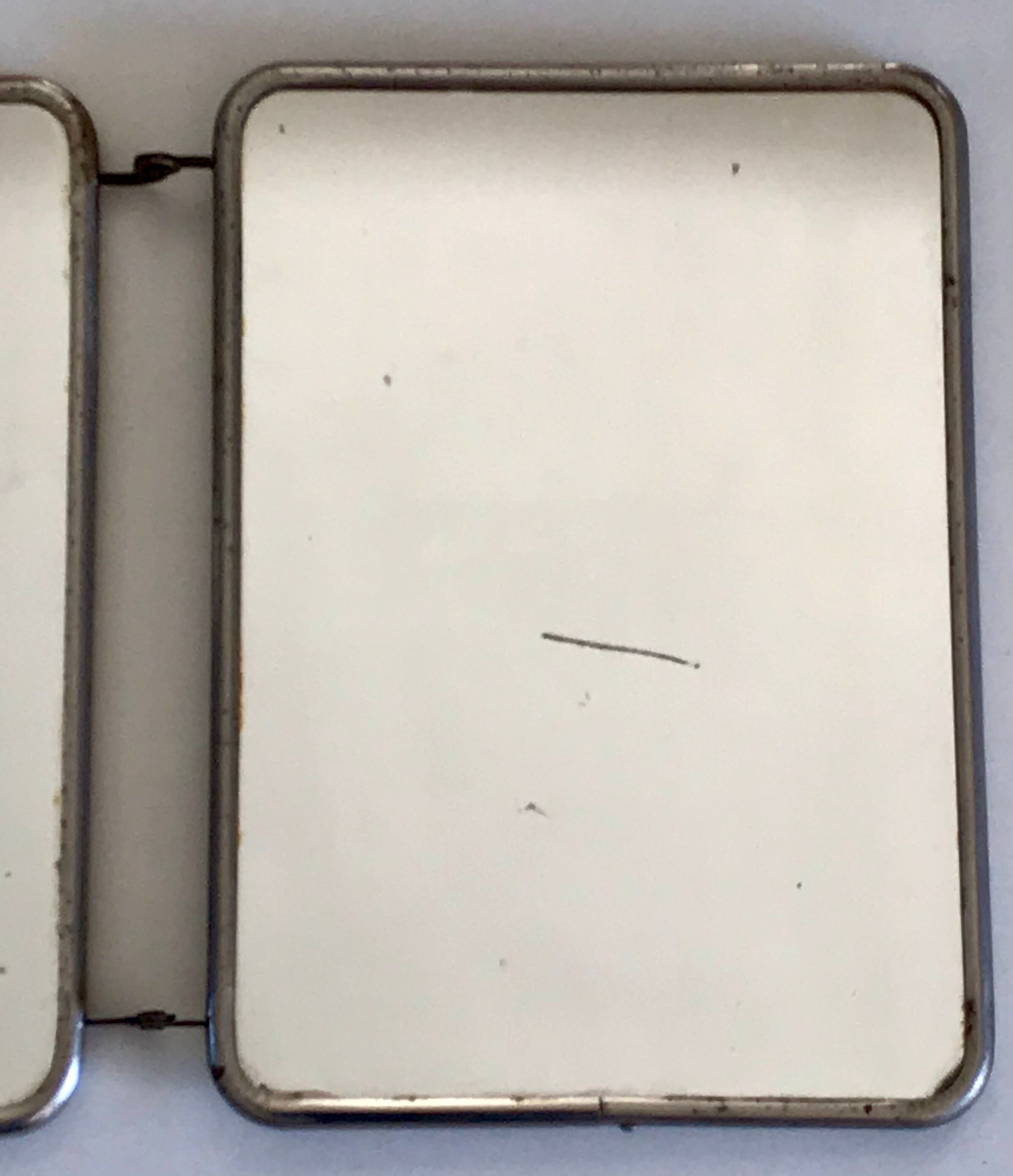 Triptych barber mirror 50x26cm