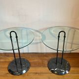 Pair of side tables by Vico Magistretti