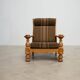 Danish high back lounge chair