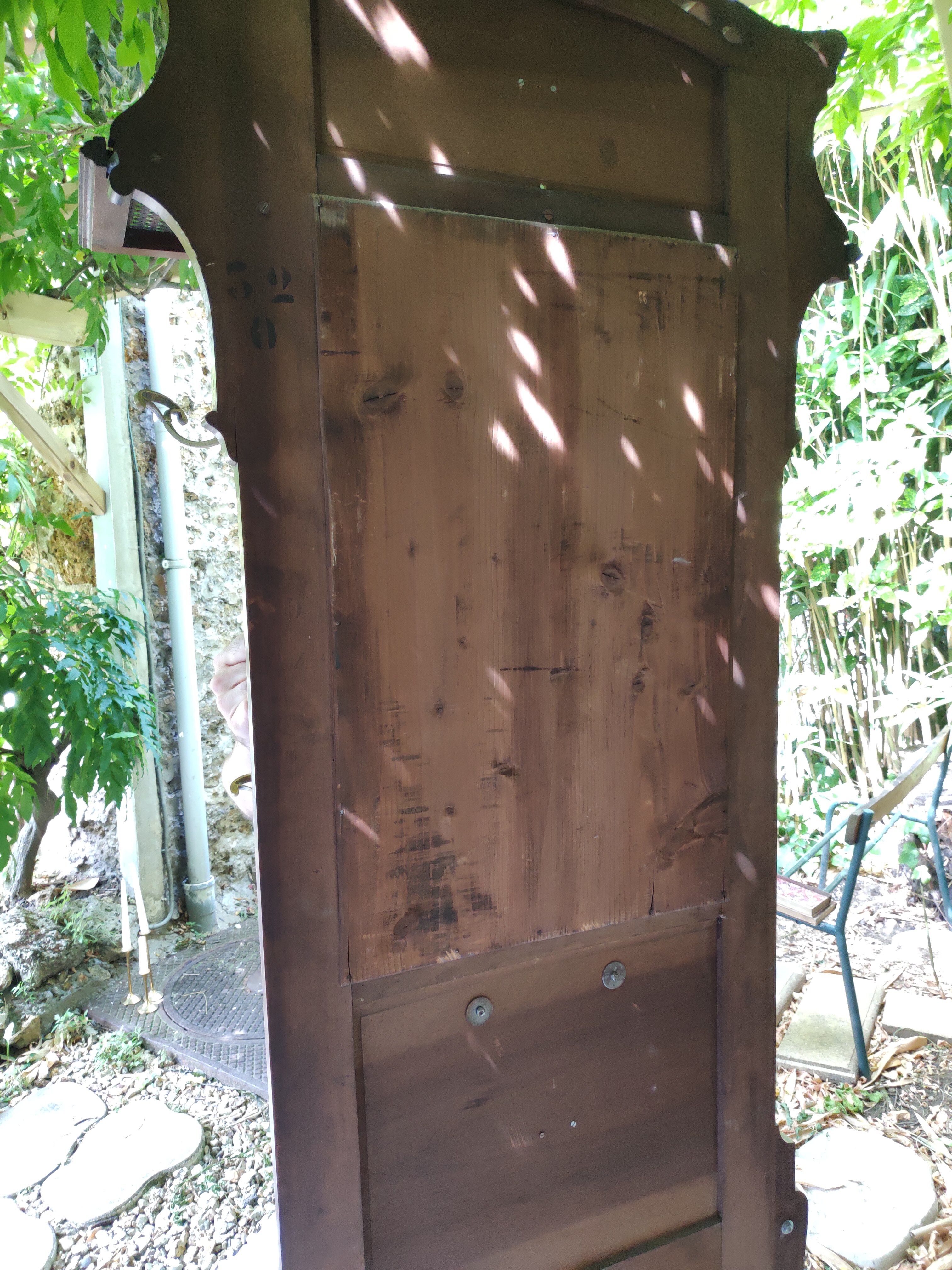 Vintage wardrobe door canna