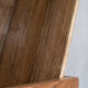 Fauteuil en bois naturel (teck) design minimaliste