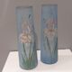 Paire de vases verre Art déco années 1930