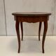Round pedestal table Louis XV style veneer of rosewood XX century