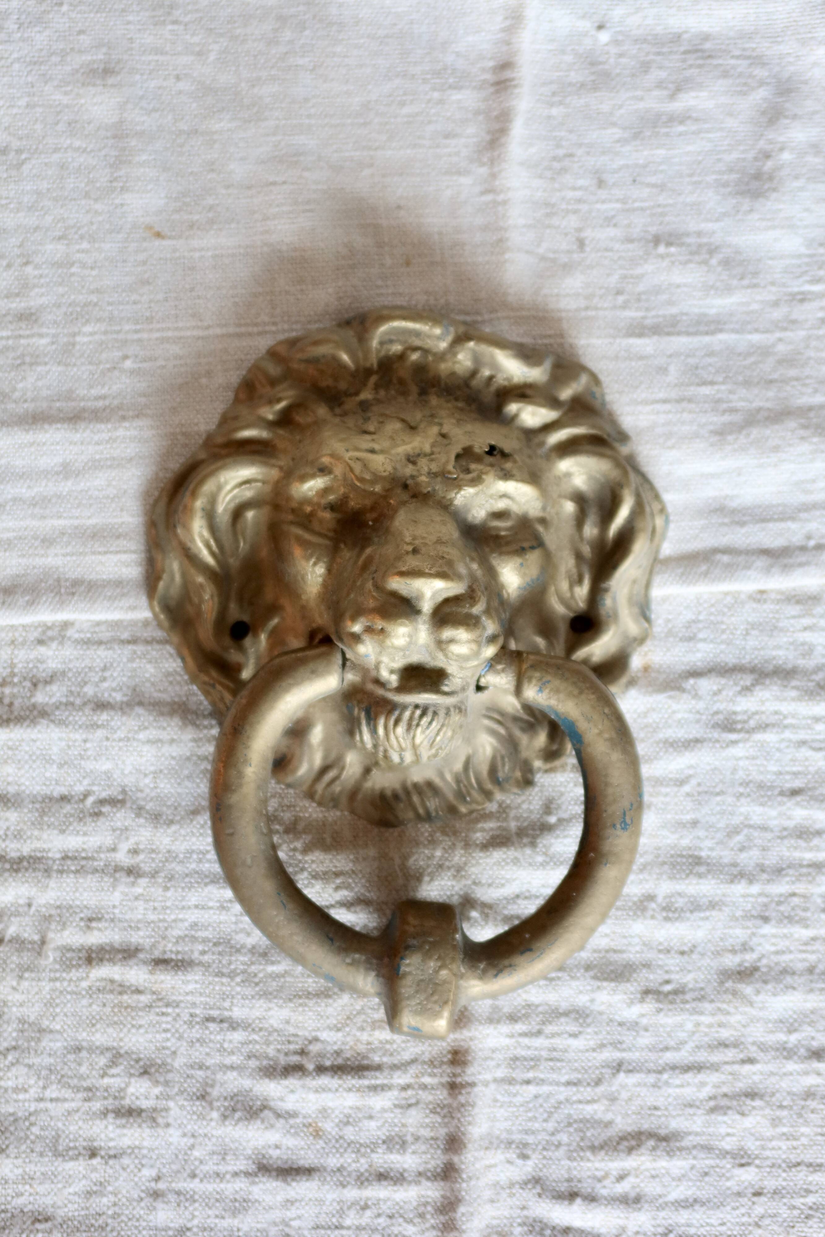 Vintage Door Knocker - Lion Head
