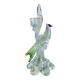 Glass bird candle holder