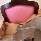 Paire de fauteuils en palissandre style Louis XV