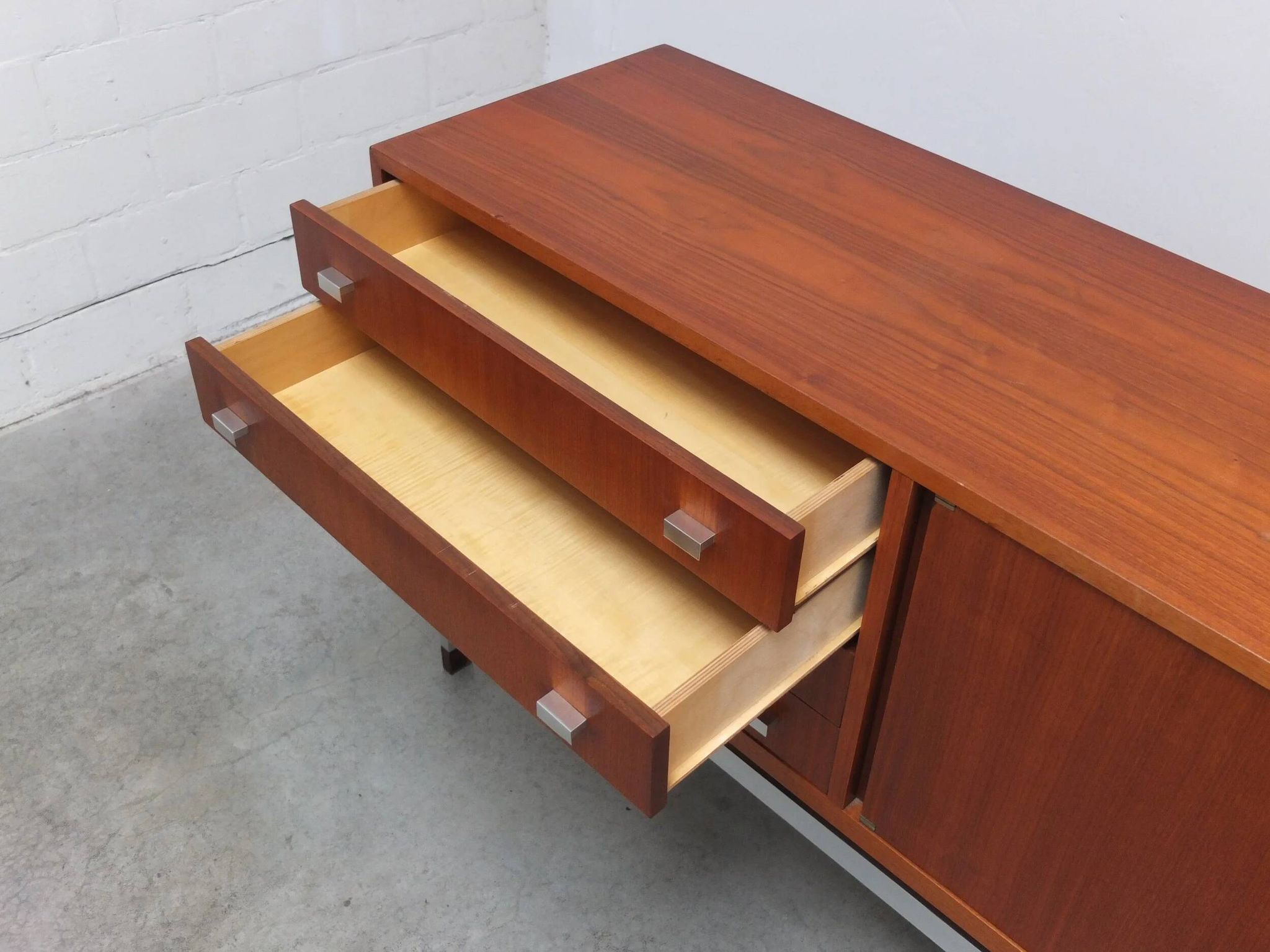 Large modernist sideboard by Werner Wölfers for V-Form, 1960s