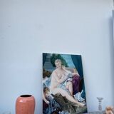 Painting oil on canvas female nude