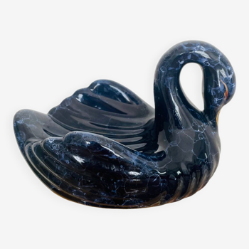 Vintage zoomorphic soap dish swan